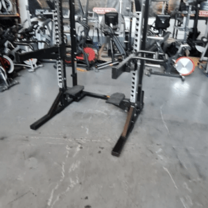 TECHNOGYM PURE STRENGTH OLYMPIC HALF RACK BLACK COMMERCIAL GYM EQUIPMENT