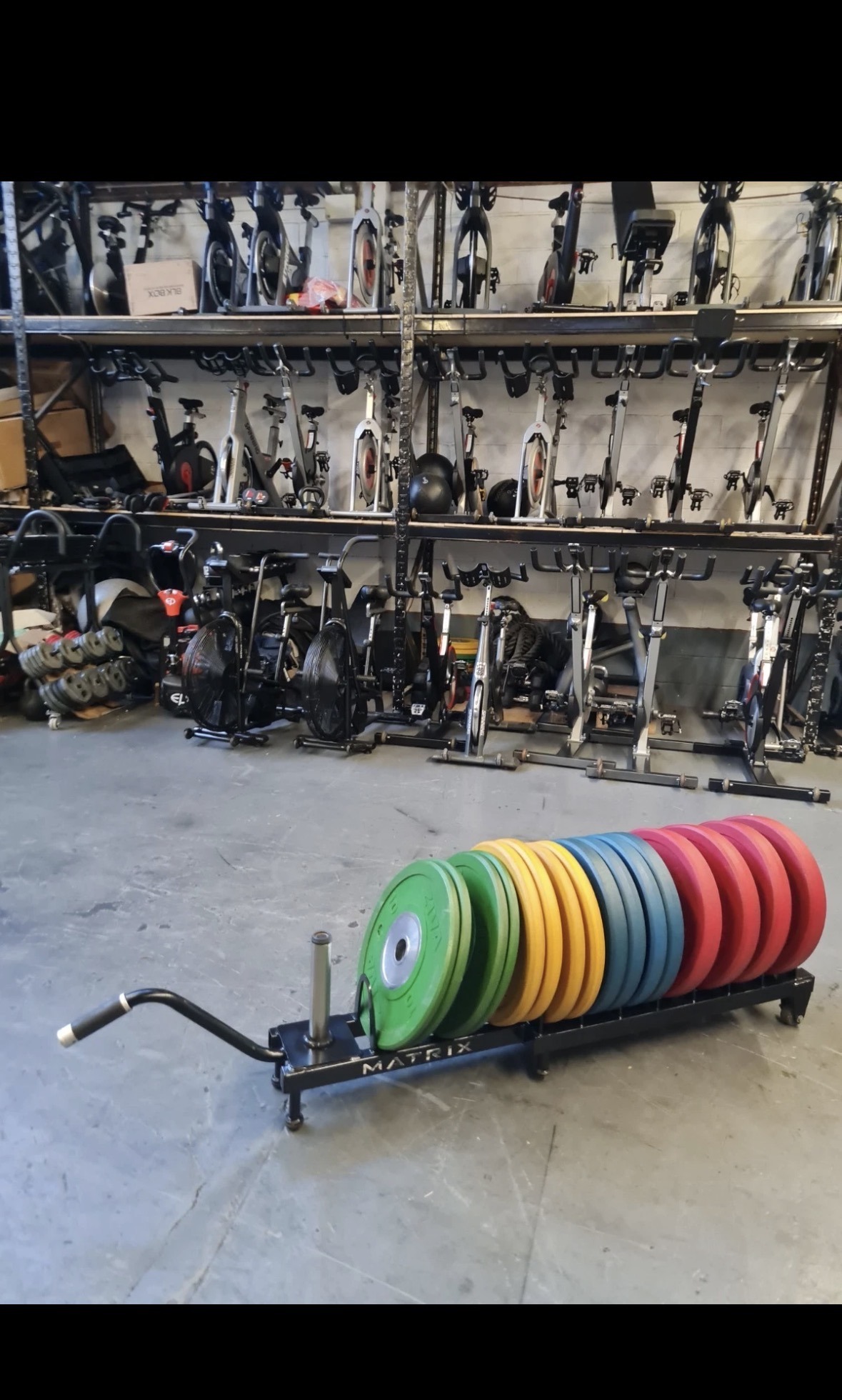 280KG ZIVA OLYMPIC WEIGHT BUMPER PLATES /RACK COMMERCIAL GYM EQUIPMENT - Image 4